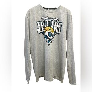 Jacksonville Jaguars - Long Sleeve T-Shirt - Heather Gray Size XL